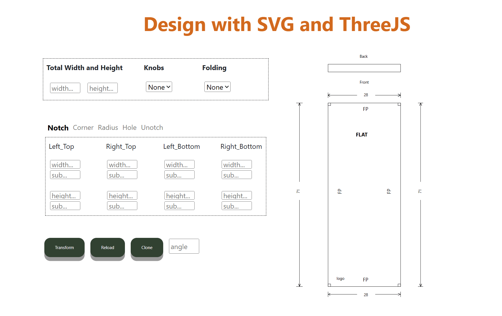 Flat-Pack Panel Designer